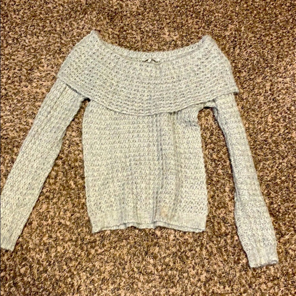 Off the shoulder sweater